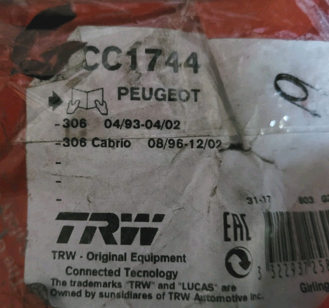 Câble D'embrayage Peugeot 306 Citroën TRW GCC1744 (#AUT173)