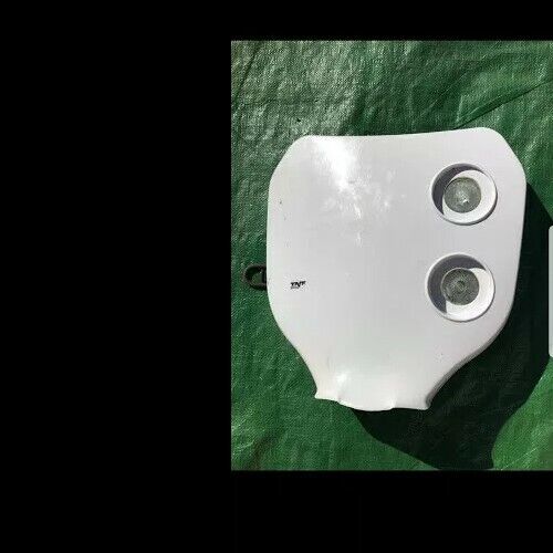 Plaque avant 2 feux adaptable Plastique moto cross - enduro