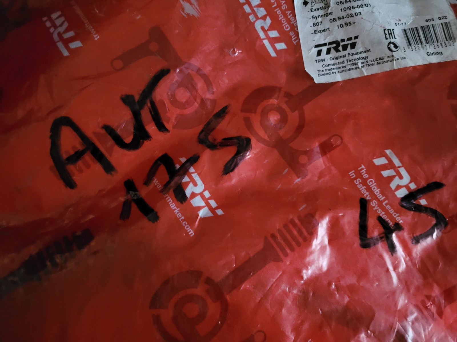 Câble D'embrayage Peugeot Citroën Évasion 807 Expert TRW GCC1732 (#AUT175)