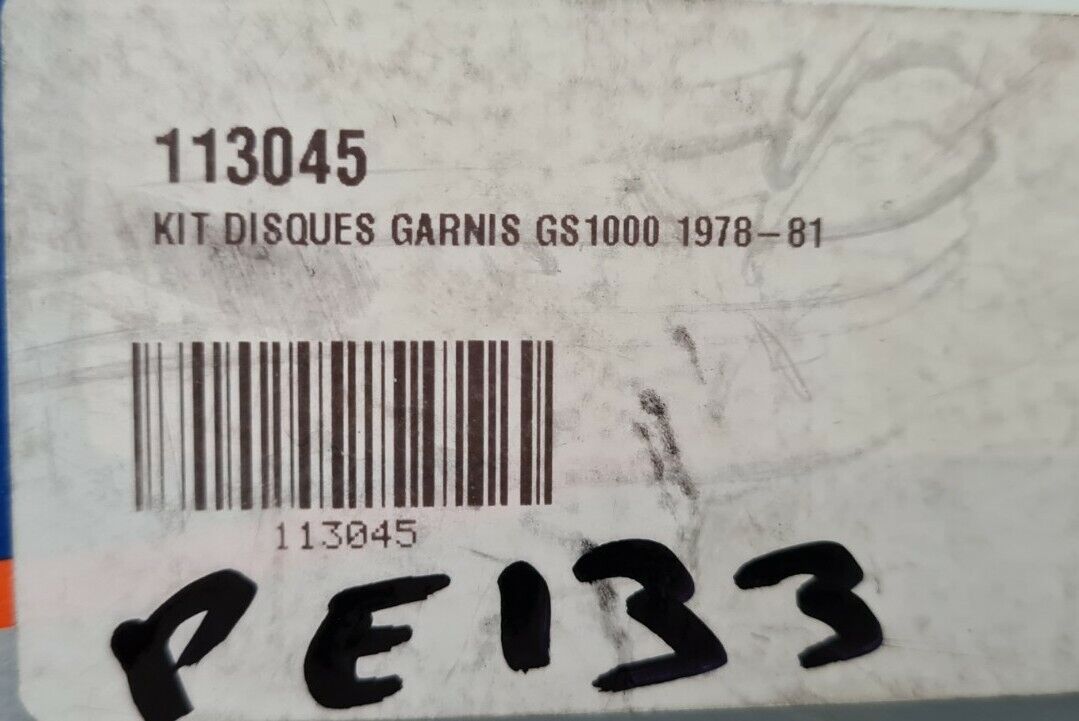 Embrayage disque lisses et garnis suzuki gs1000 78 à 81 (code PE133)