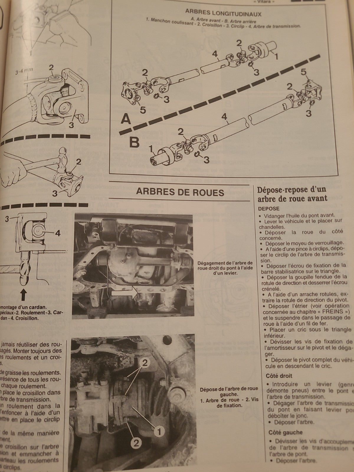 RTA Revue Technique Automobile Suzuki Santana Vitara 1993 (Liv191)