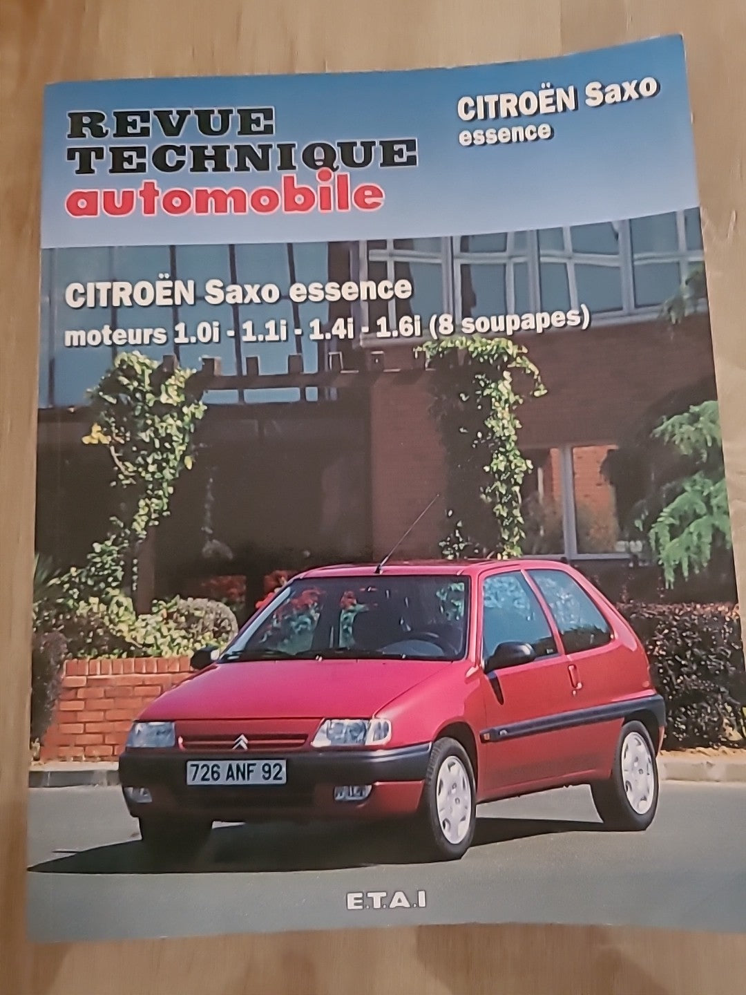 Revue Technique Citroën Saxo Essence RTA de 102 pages (Liv37)