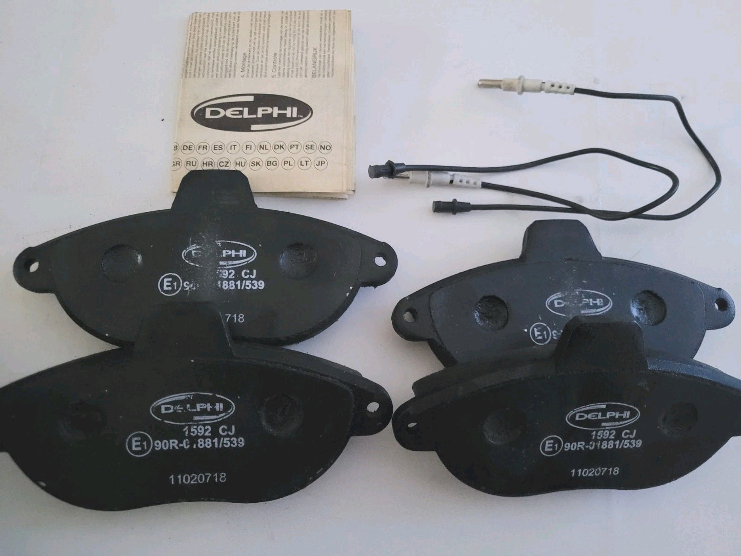 Jeu Plaquettes NEUF Av Citroën Peugeot Fiat Jumpy Scudo 3322937137435 (#AUT280)