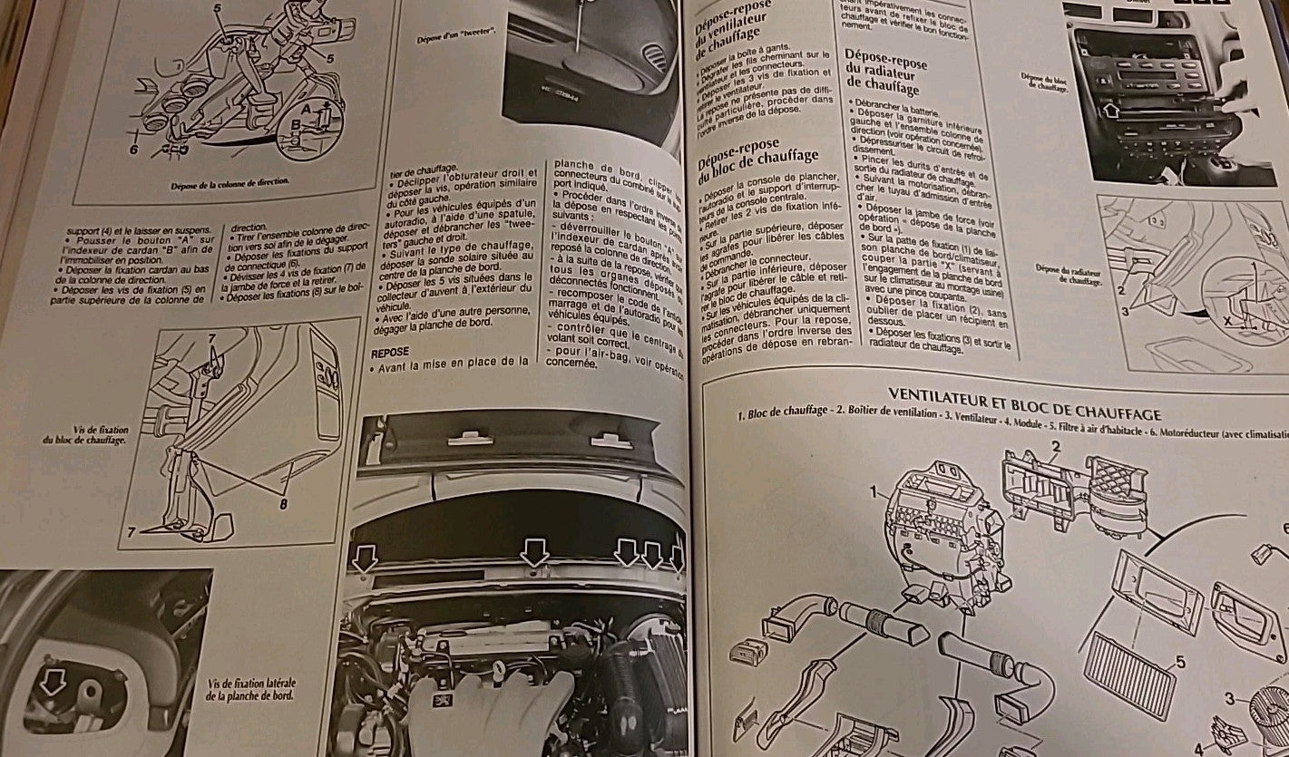 Revue Technique Peugeot 406 Ph1/2 Depuis 10/1995 RTA de 281 pages (Liv2)