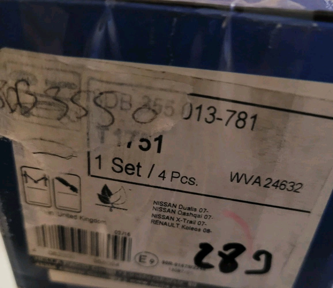 Jeu Plaquettes Av NEUF Renault Nissan Qashqai X-Trail 4082300358094 (#AUT289)