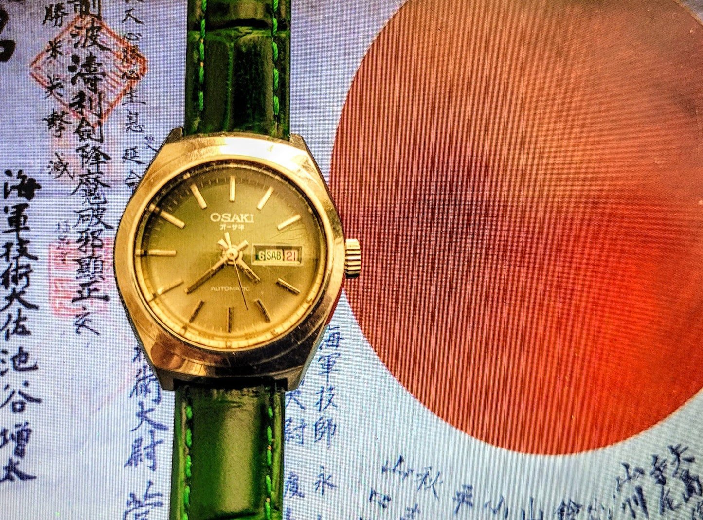 OSAKI Japon Montre mécanique fiable rare et élégante collector assuré  (Bij 7)