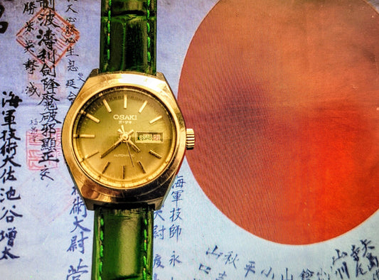OSAKI Japon Montre mécanique fiable rare et élégante collector assuré  (Bij 7)