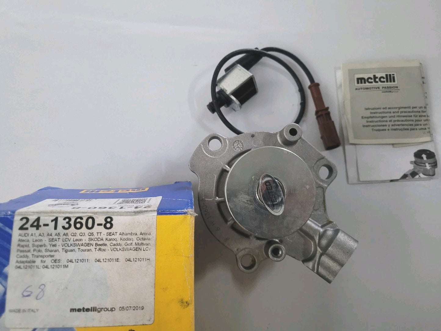 Pompe À Eau 2413608 Metelli Volkswagen Audi Seat (#AUT84)