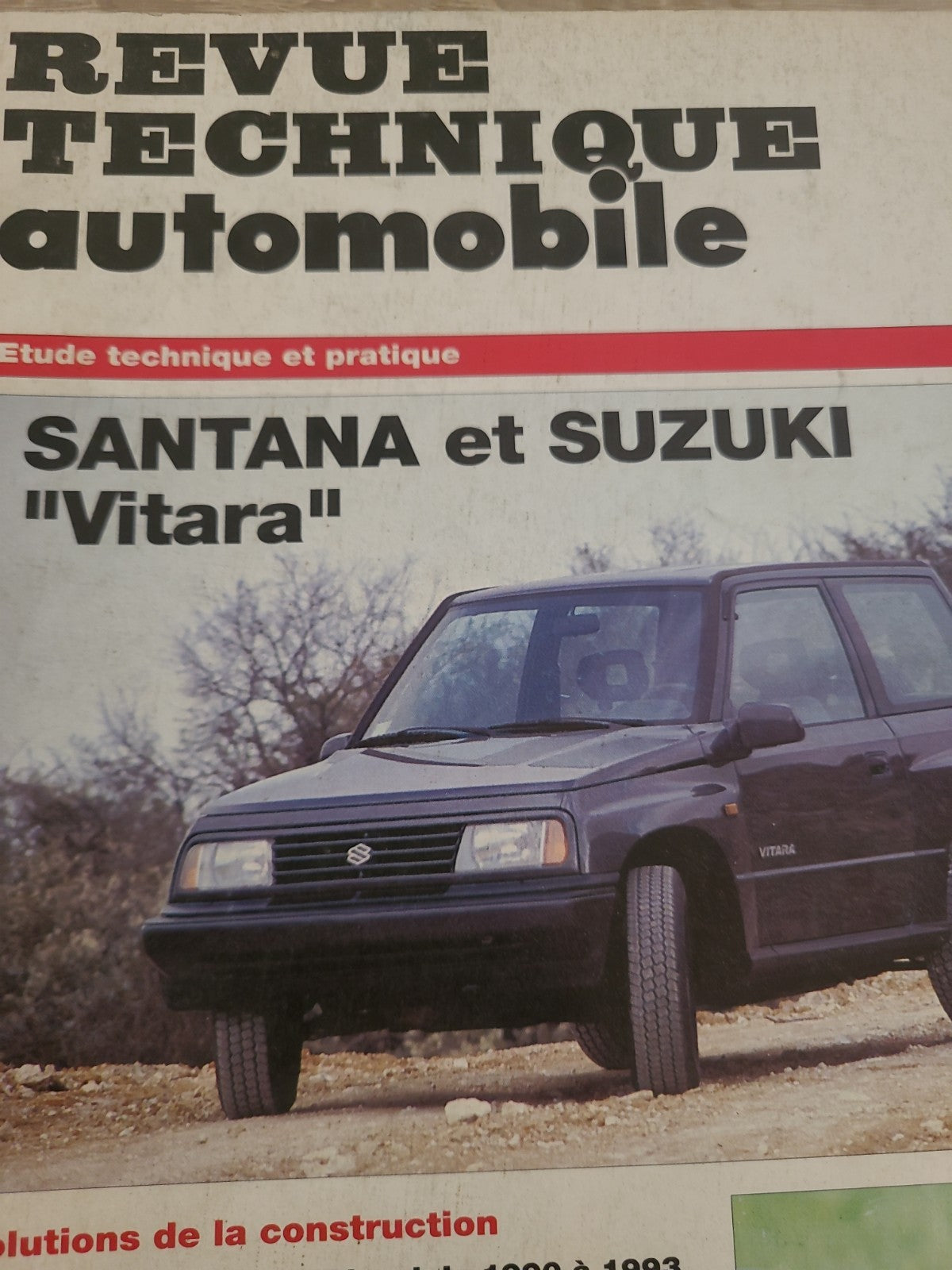 RTA Revue Technique Automobile Suzuki Santana Vitara 1993 (Liv191)