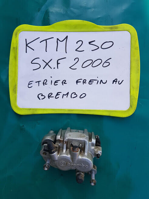 Etrier de frein avant BREMBO avec plaquettes KTM 250 SXF de 2006