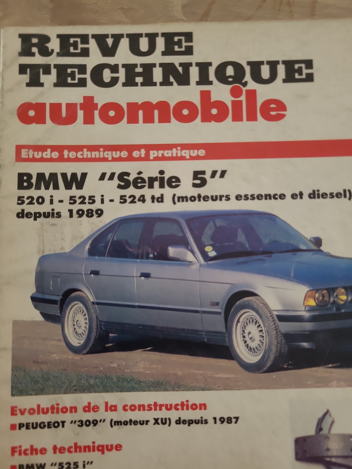 RTA Revue Technique Automobile BMW Série 5 Essence Et Diesel 1990 (Liv201)