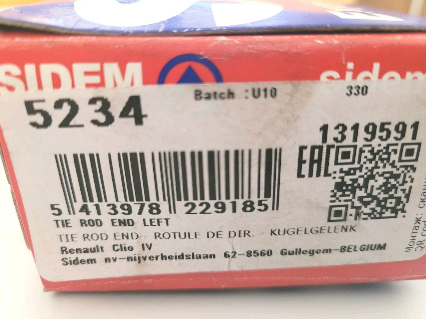 Rotule De Direction NEUF 5234 Renault Clio 4 GAUCHE 4852003  (#AUT235)