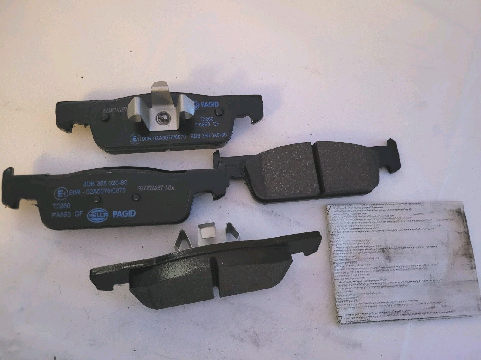 Jeu Plaquettes Av NEUF Renault Dacia Clio Logan Sandero 4082300492453 (#AUT290)