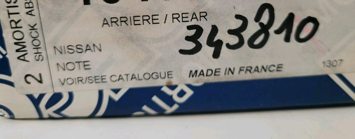 amortisseurs Arrieres NEUFS Nissan Note 343810 (#AUT199)