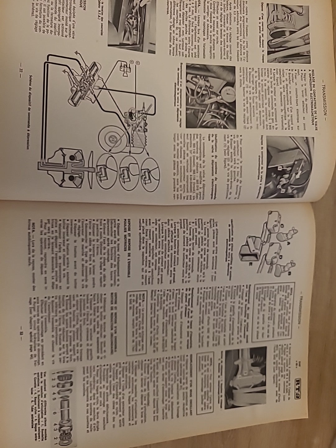 Revue Technique Auto Daf 55 RTA de 110 pages (Liv103)