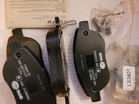 Jeu Plaquettes NEUF Av Opel Corsa D Peugeot 308 Fiat 500 8DB 355 013-3 (#AUT262)