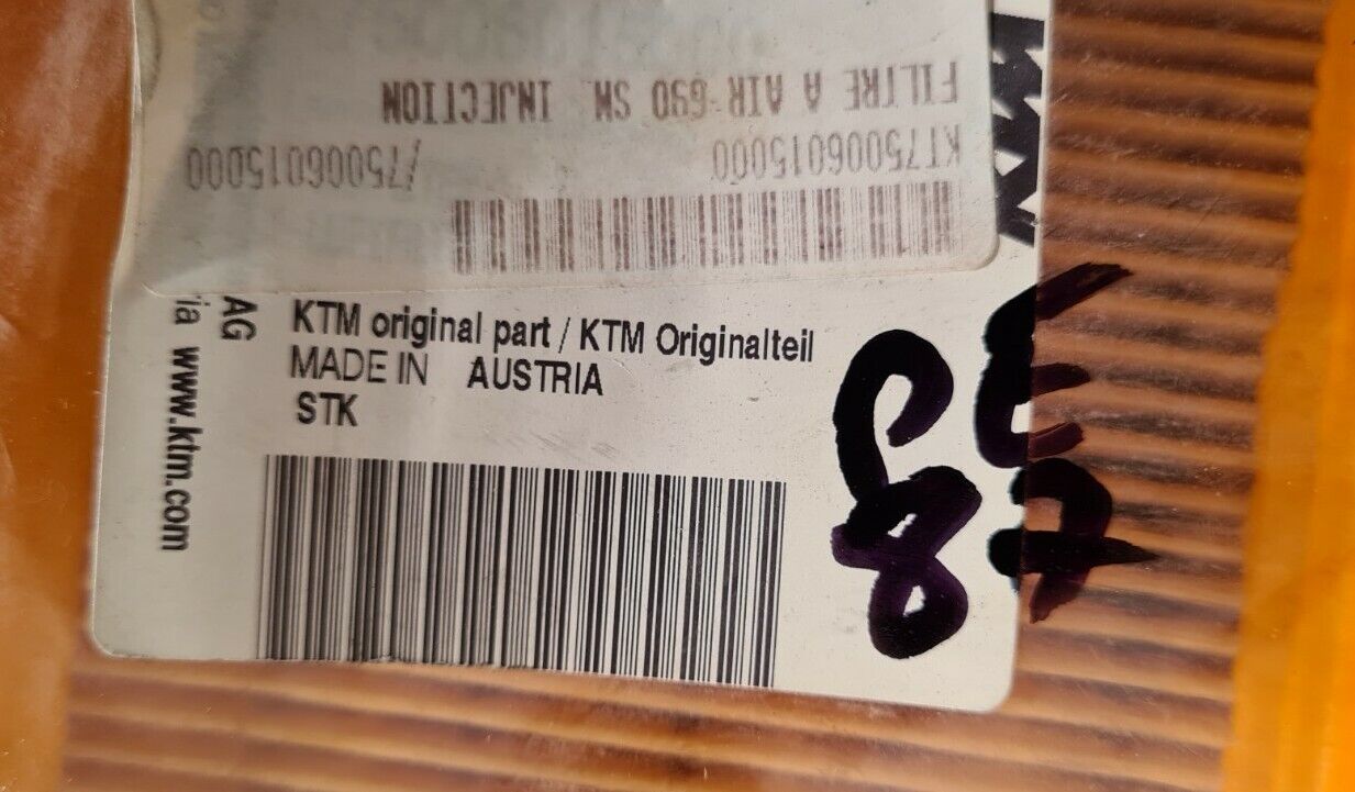 Filtre à air ktm 690 sm inj (code PE87)