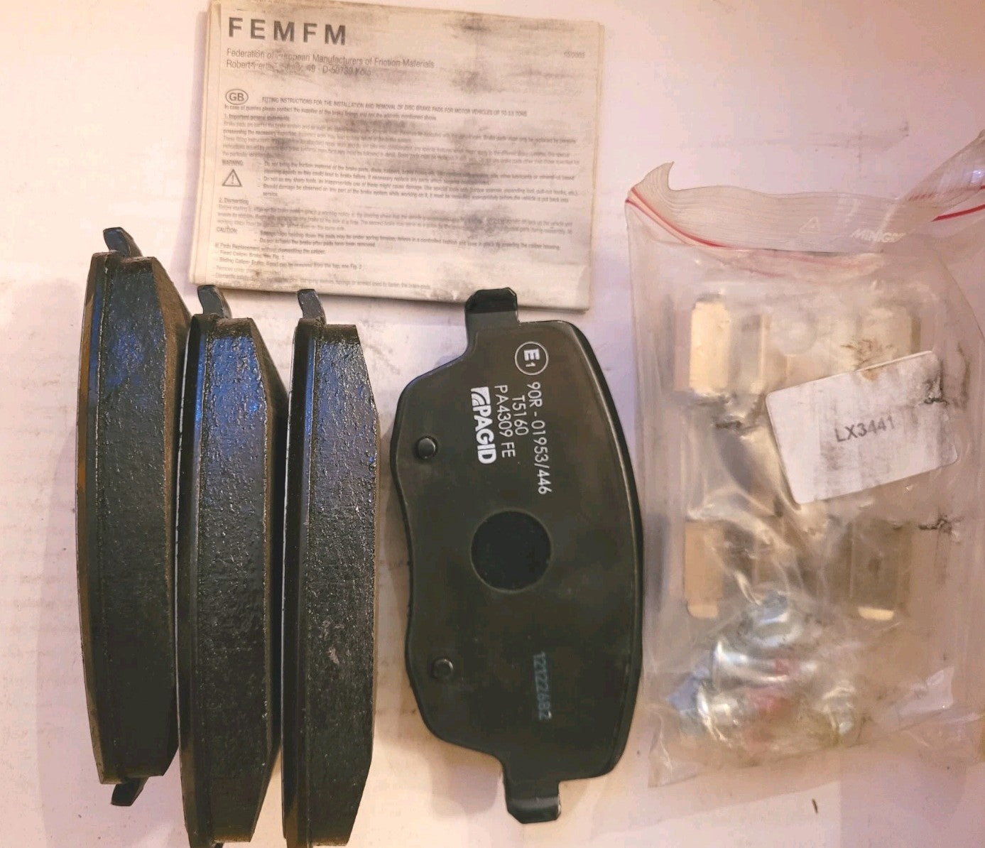 Jeu Plaquettes NEUF Av Vag Ibiza POLO... 4082300363111 (#AUT260)