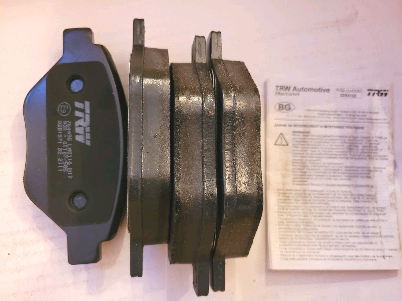 Jeu Plaquettes NEUF Renault Megane 2  3322937354726 (#AUT257)