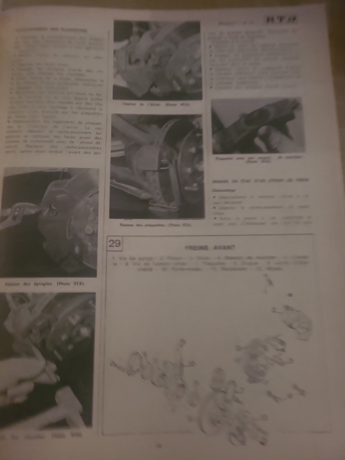 RTA Revue Technique Automobile Renault 20 TS Livre Ancien 1978 (Liv242)