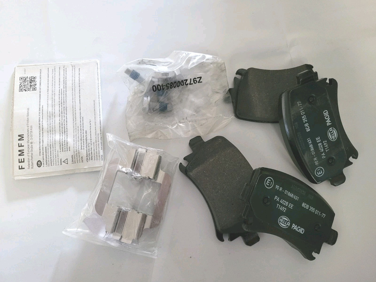 Plaquettes Neuf Arrière HELLA 23914 A Audi A3 TT Golf Volkswagen Passat (#AUT208