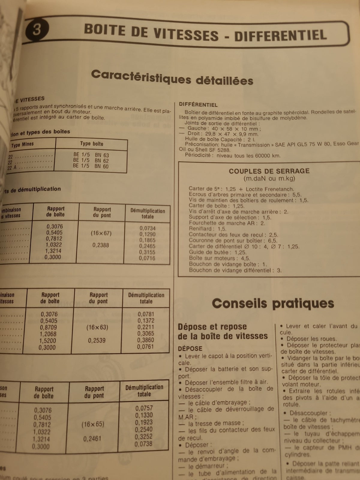 RTA Revue Technique Automobile Peugeot 405 Carbu 1987 (Liv223)