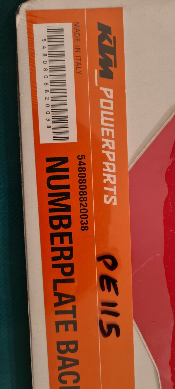 Kit fond de plaque KTM sx 2002 à 2005 (code PE115)