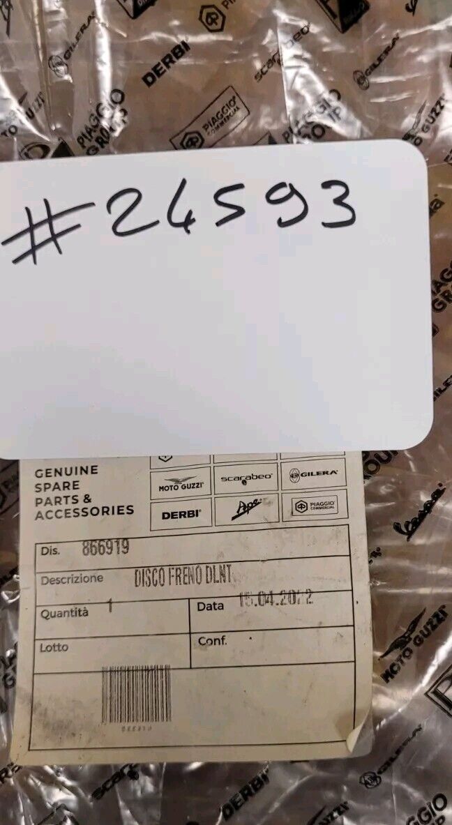 Disque De Frein Piaggio avant RX/SX/Senda 50 DRD X-Treme 866919 (#24593)