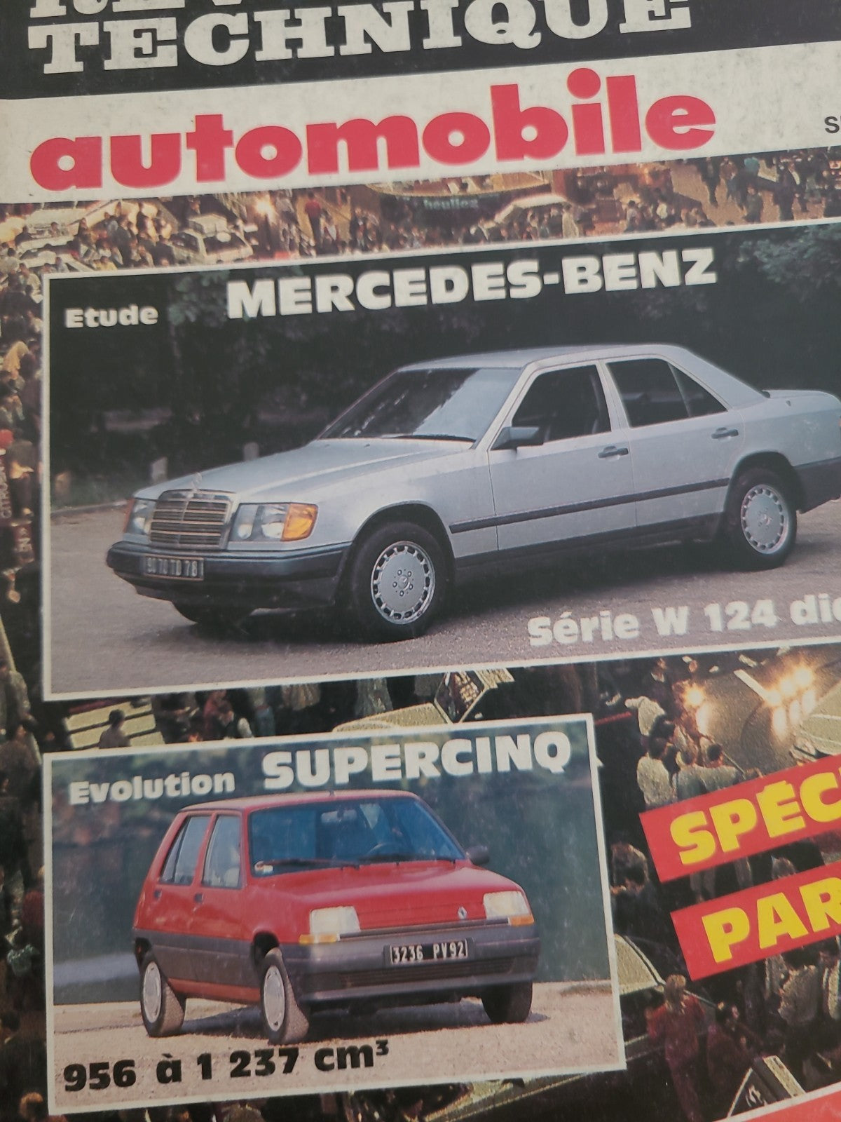 RTA Revue Technique Automobile Mercedes W124 Diesel 1988 (Liv183)