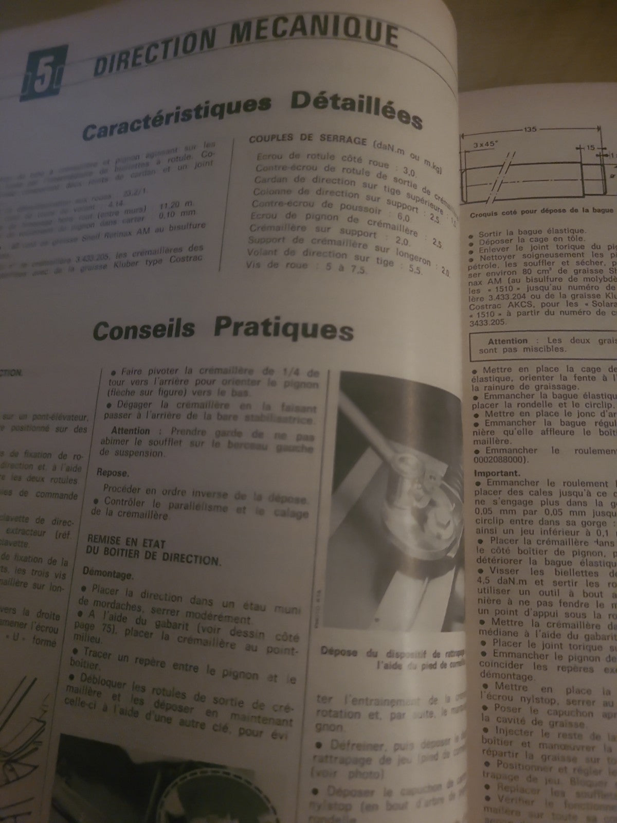 RTA Revue Technique Automobile Talbot 1510 Et Solara Livre Ancien 1980 (Liv243)
