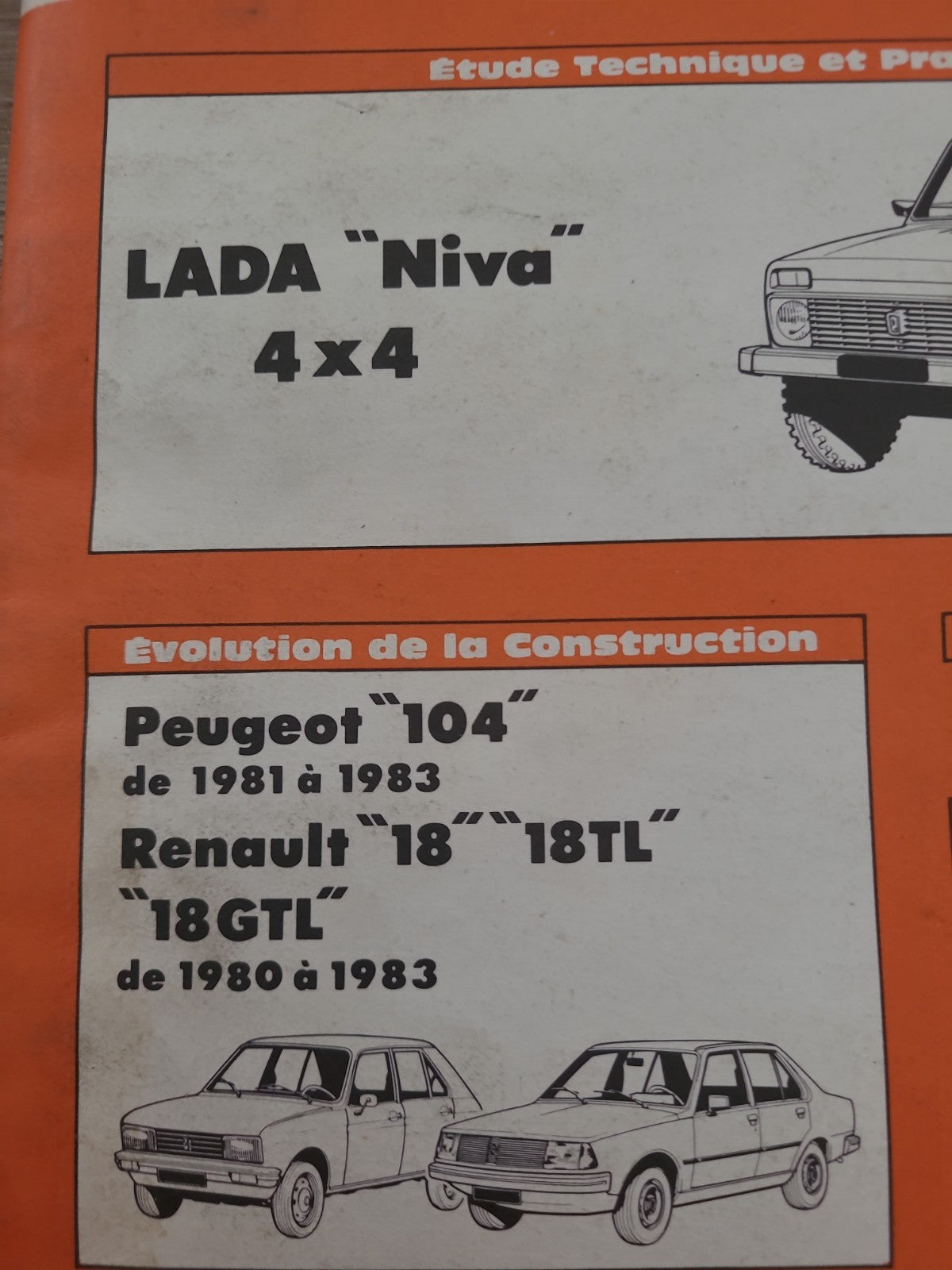 RTA Revue Technique Automobile Lada Niva 1983 (Liv170)
