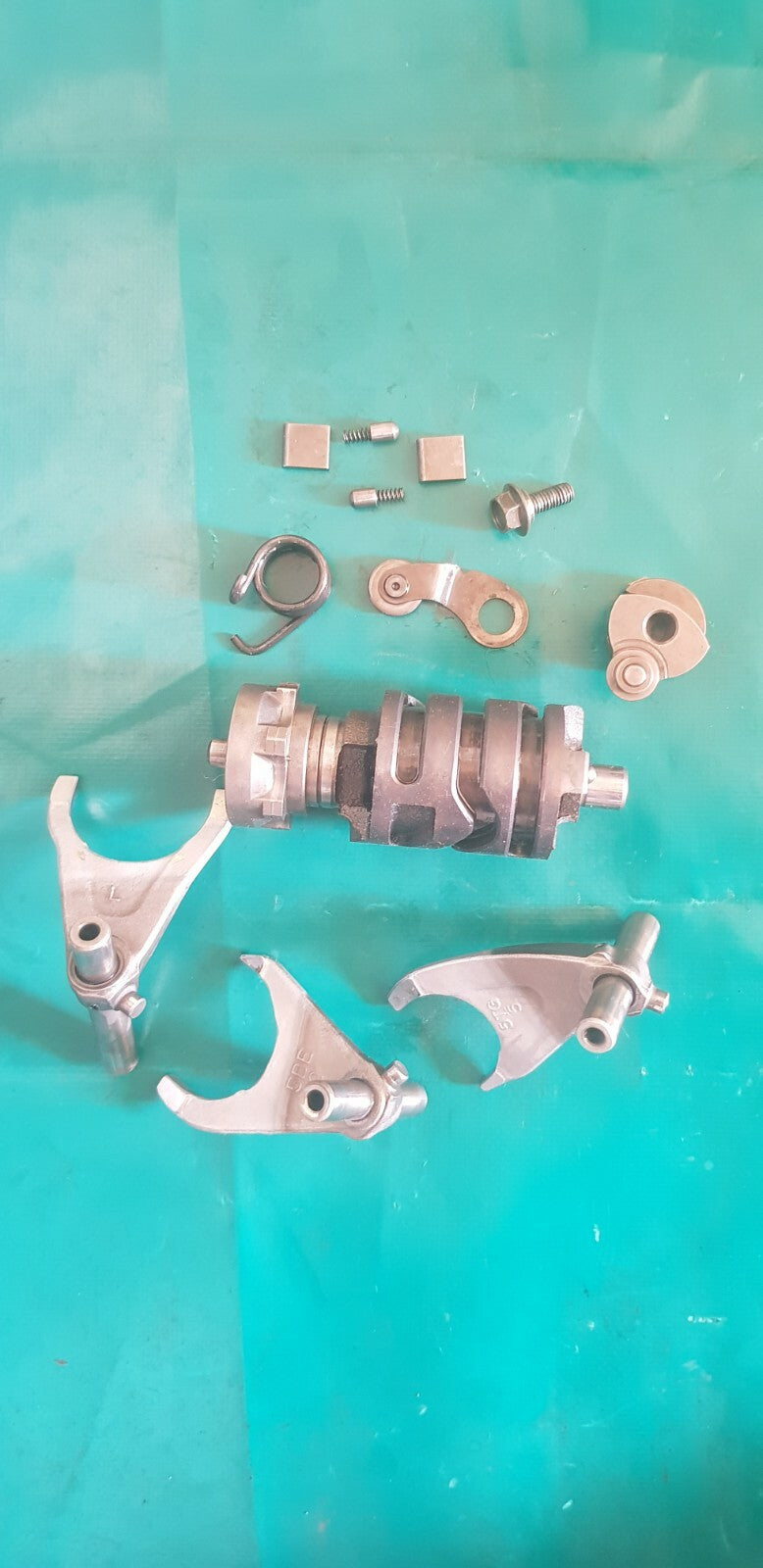 Système barillet de sélection avec les fourchettes 450 yfz Yamaha 2004# 