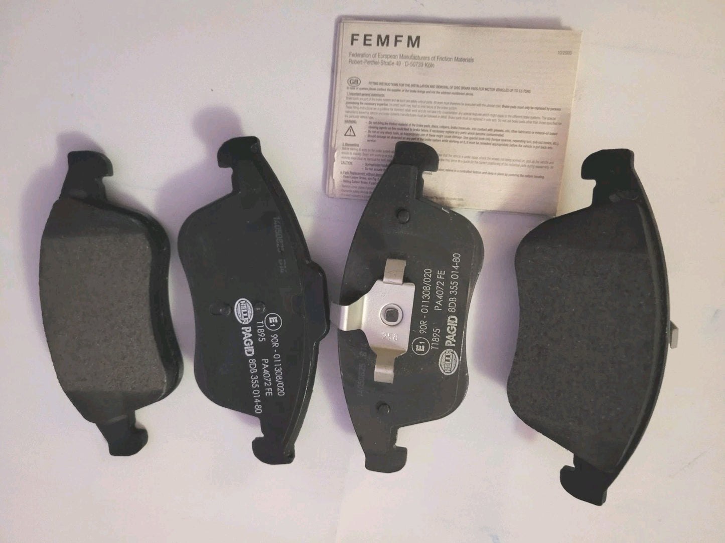 Jeu Plaquettes NEUF Renault Laguna Laguna Coupé WVA24870 5901619590973 (#AUT244)