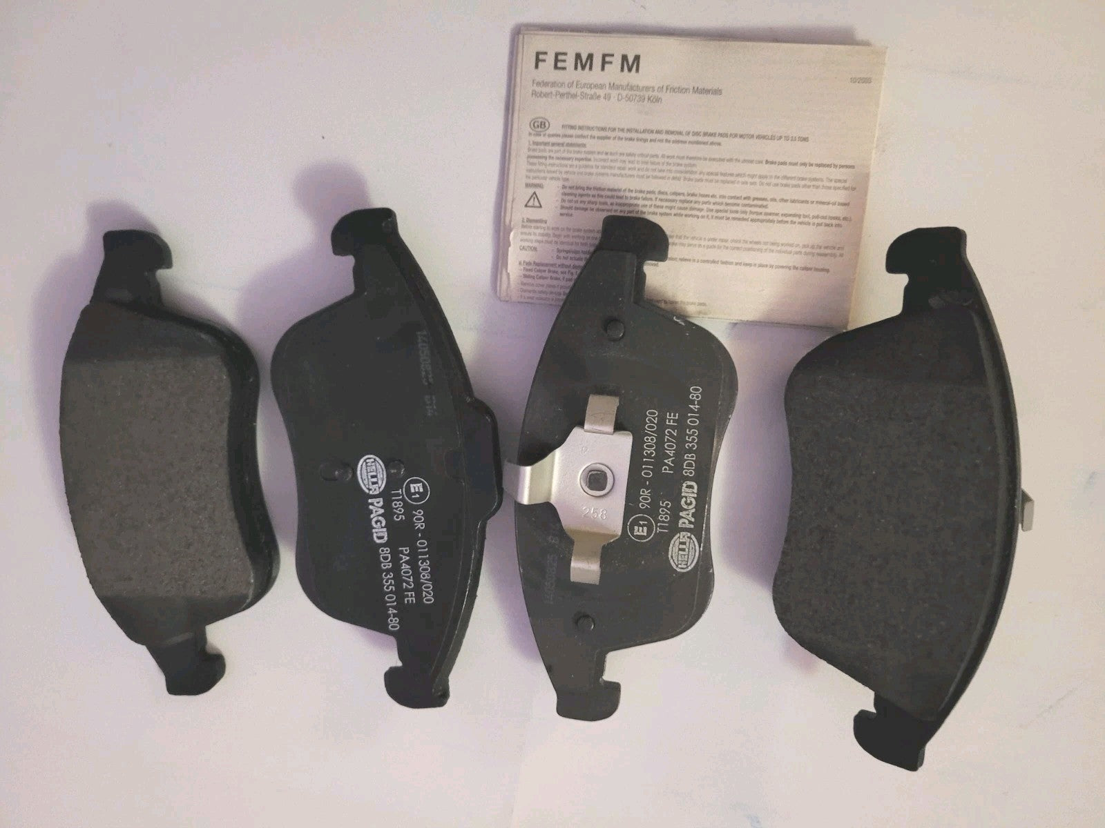 Jeu Plaquettes NEUF Renault Laguna Laguna Coupé WVA24870 5901619590973 (#AUT244)