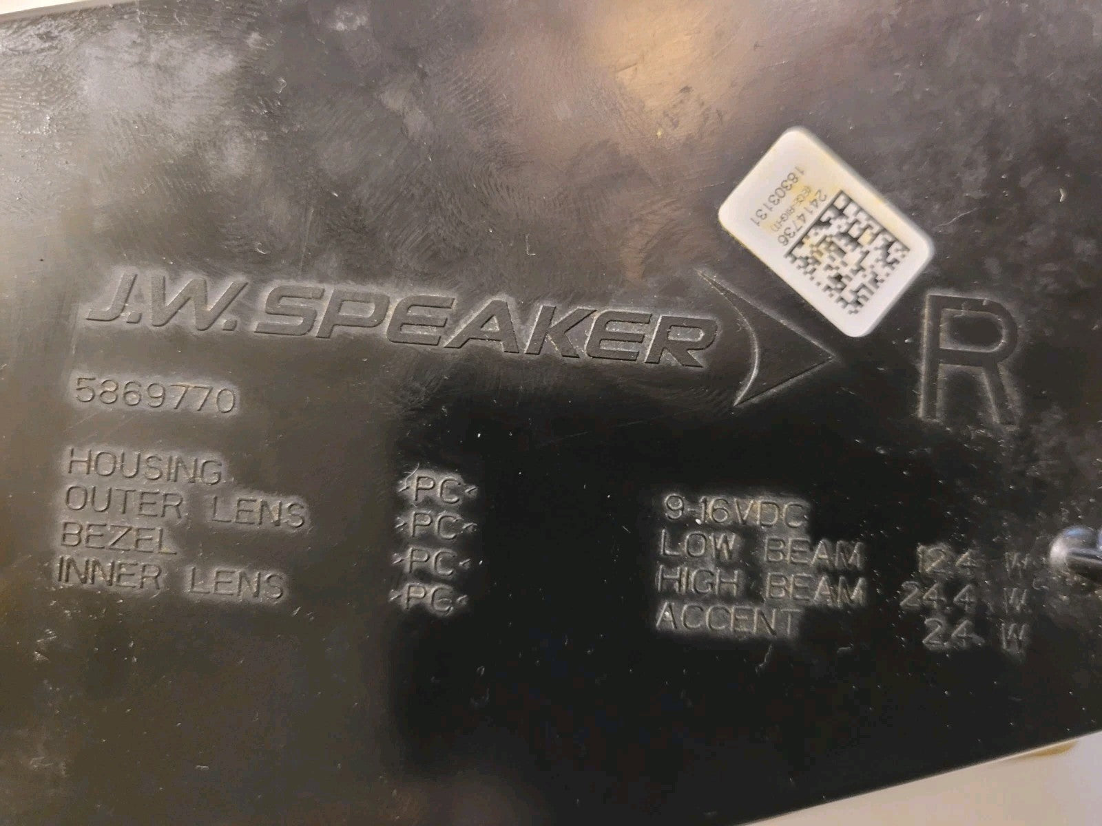 Phare Feu Avant (Passager) POLARIS RZR 1000 TRAIL 2019  (#24663)