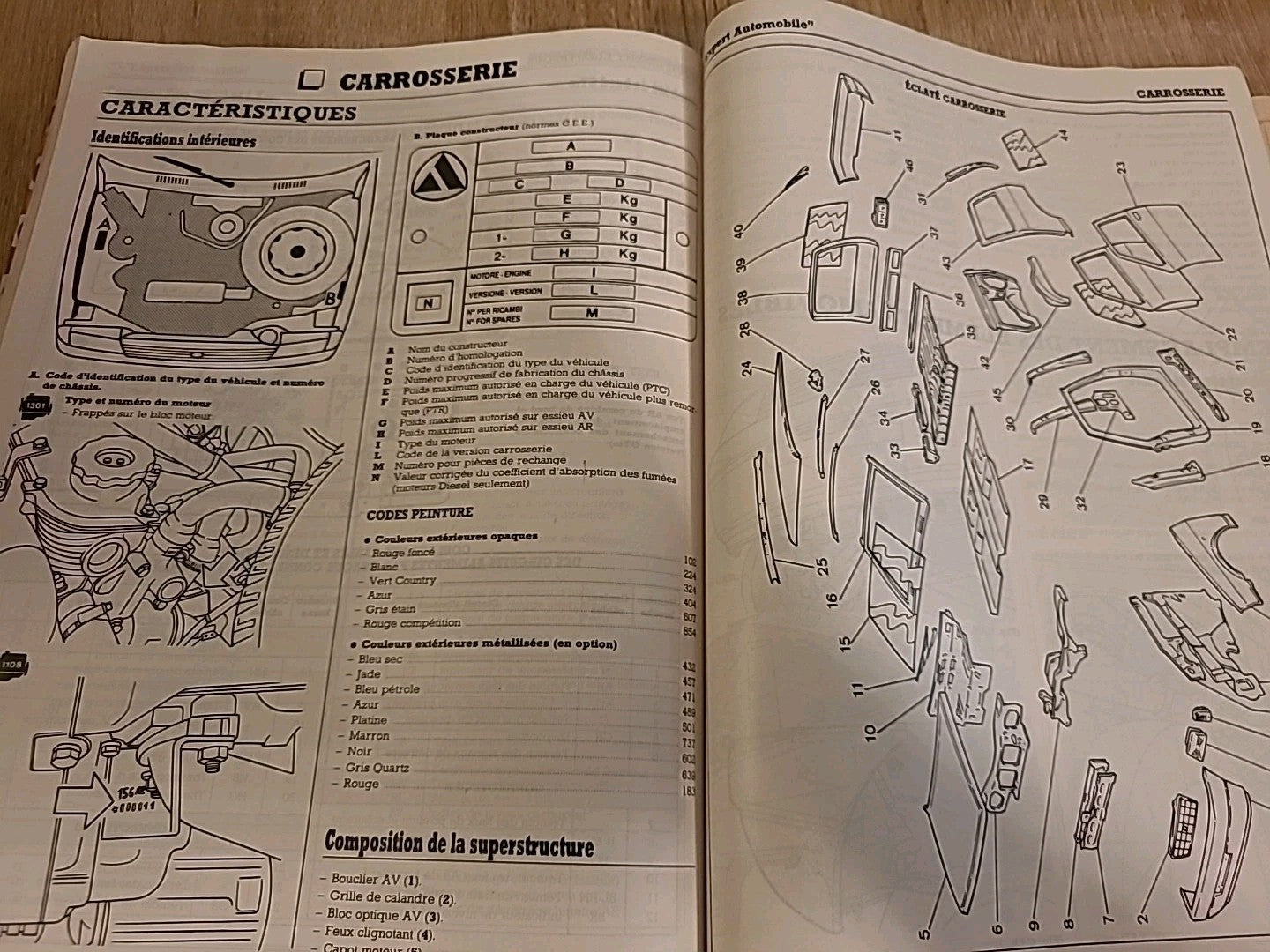 Revue Technique LANCIA Y10 RTA de 198 pages (Liv11)