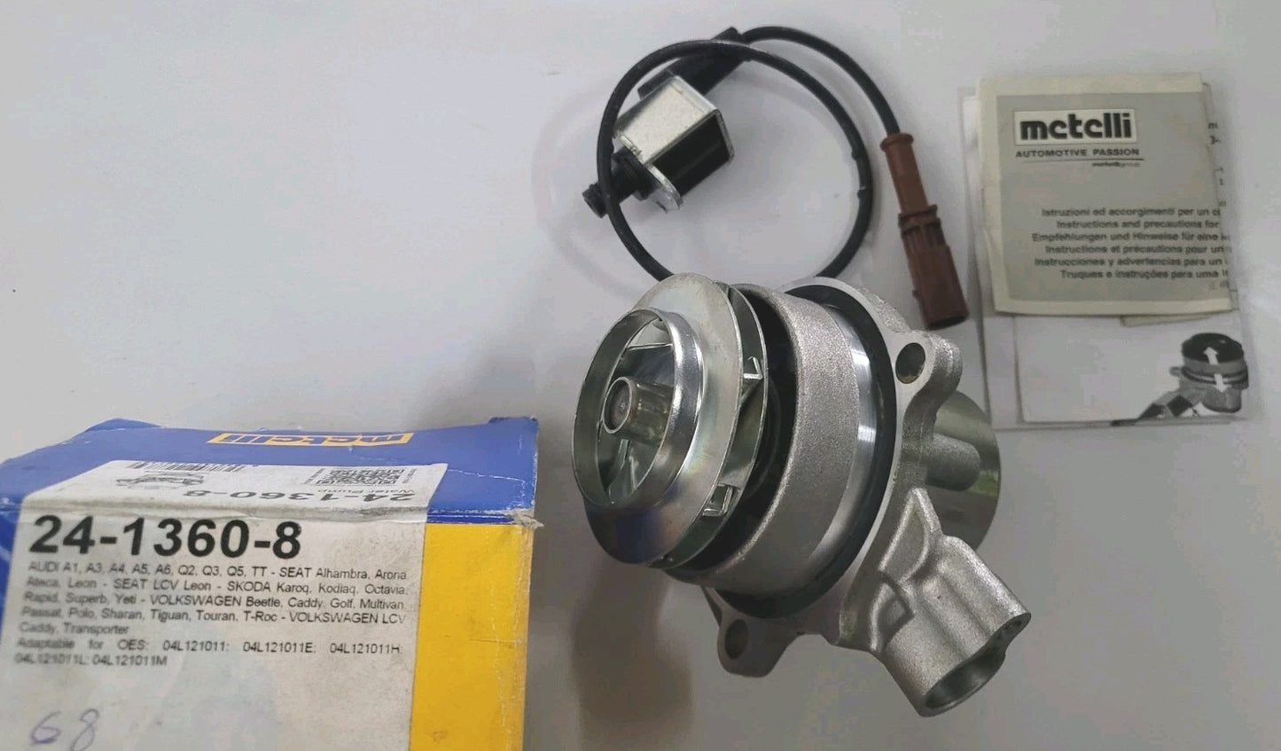 Pompe À Eau 2413608 Metelli Volkswagen Audi Seat (#AUT84)